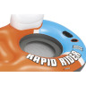 Надувной круг-кресло BESTWAY RAPID RIDER II 251х132см для двоих, с ручками и подстакаником, до 180кг 43113 BW